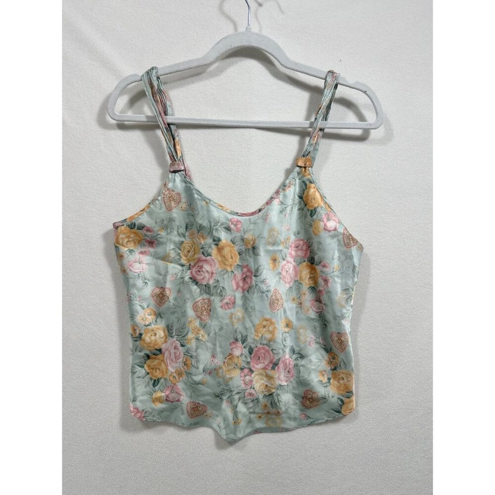 Violets & Roses Floral Heart Cami Slip Top